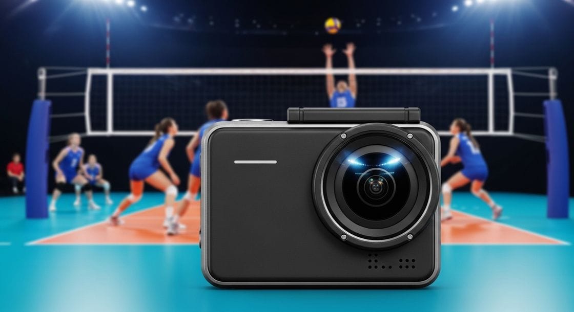 Câmeras Portáteis para Gravar Treinos de Vôlei