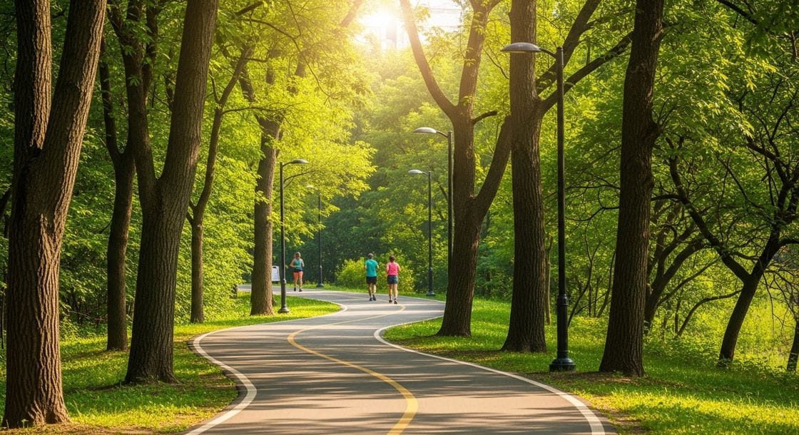 Parques Urbanos com Trilhas para Corrida e Caminhada