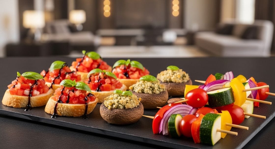 Petiscos Veganos para Festas e Eventos