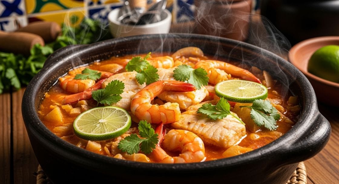 Pratos de Frutos do Mar com Toque Brasileiro