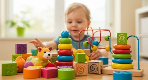Tipos de brinquedos para estimular o desenvolvimento do bebê