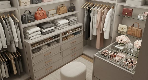 Dicas para organizar o seu guarda-roupa e seus produtos de beleza