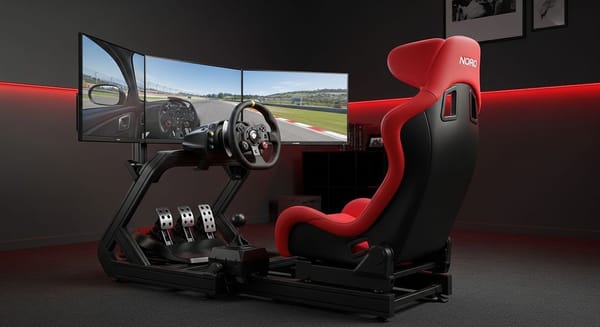 Cadeiras de Simulação de Corrida com Custo-Benefício