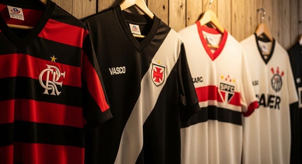 Camisas Retrô de Clubes Brasileiros para Colecionar