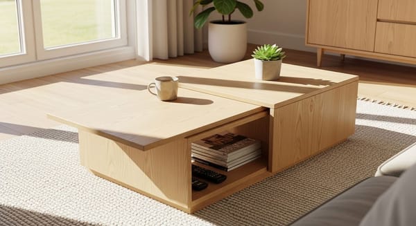 Mesas de Centro com Espaço de Armazenamento Oculto