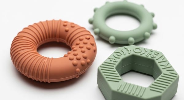 Mordedores de Silicone que Acalmam a Fase de Dentição