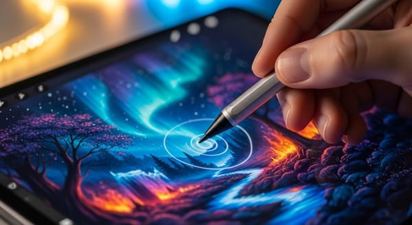Stylus de Precisão para Tablets Artísticos