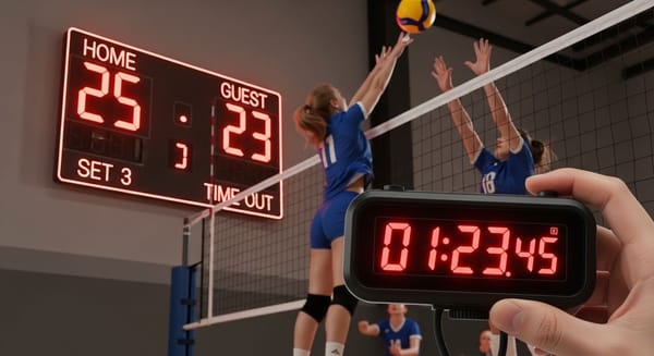 Sistemas de Cronometragem Digital para Partidas de Vôlei
