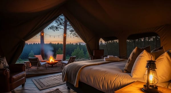 Experiências de Glamping que Unem Conforto e Natureza