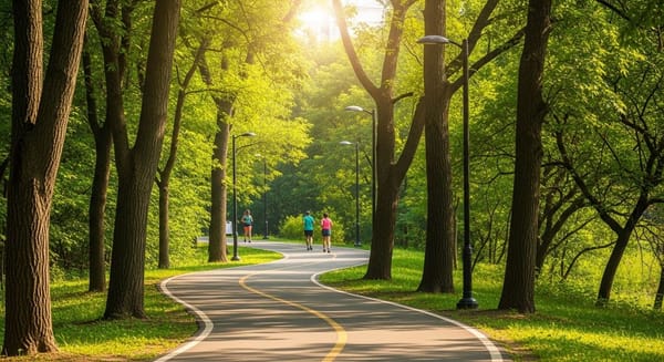 Parques Urbanos com Trilhas para Corrida e Caminhada