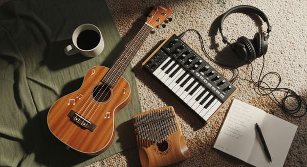 Hobbies de Música DIY com Instrumentos Portáteis