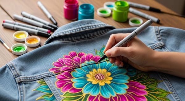 Hobbies de Pintura Em Tecido Para Personalizar Roupas