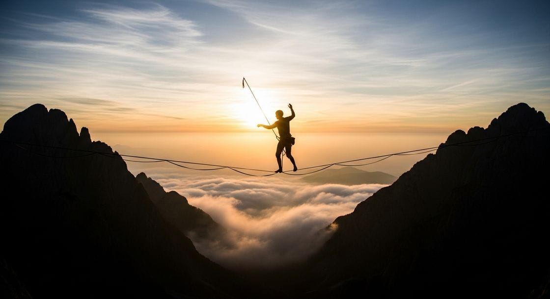 Técnicas de Slackline para Equilíbrio Extremo